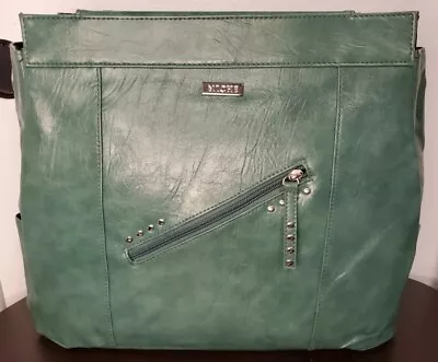 NEW - Miche Prima Shell -  Leah  Retired - Green Faux Leather • $13.95