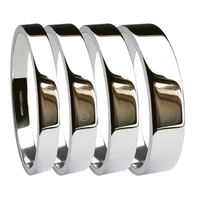 Light Platinum 950 2mm Soft Court Comfort Men/Ladies Wedding Band
