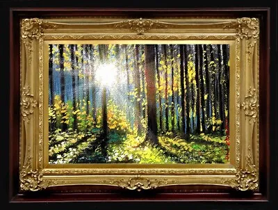 ORIGINAL Oil Painting Handmade Arseni ~ SUMMER 6  X 4  NO FRAME Art USA • $37.90