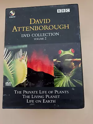 DAVID ATTENBOROUGH VOLUME 2... 9 DISC's DVD COLLECTION BOX SET. FREE POSTAGE • £10.99