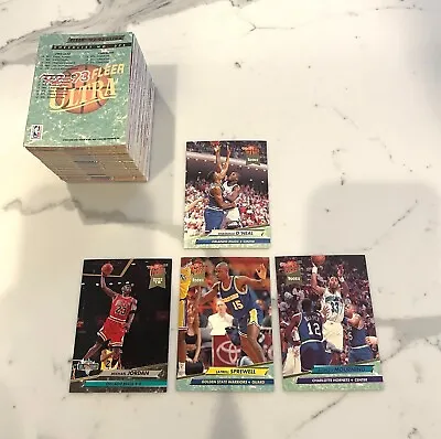 92-93 Fleer Ultra Series-2 - NBA Trading Cards - Complete Set + Shaq Rookie Card • $39.99