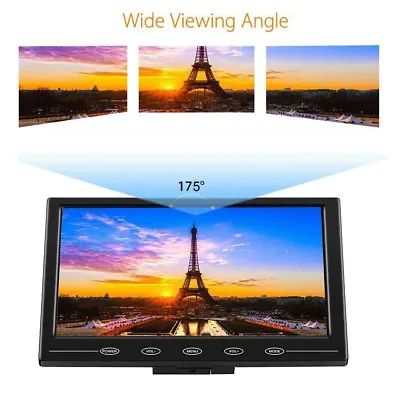 9  Inch LCD Monitor Built-in HDMI AGV AV Speaker PC PS4 TV DVD DVR CCTV Car DSLR • $63.74