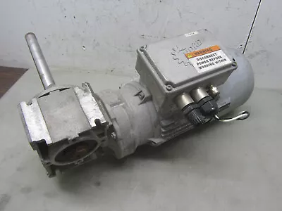 Nord Sk71l/4 Motor 1/2 Hp 230/460v With Nord Sk1si40 Gear Reducer 20:1 Ratio • $85