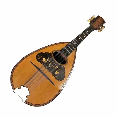 Late 1800s To Early 1900s George Bauer Monogram Bowl Back Mandolin • $120