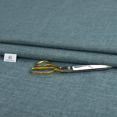 Duckegg Linen Look Upholstery Fabric Soft Material Curtain Sofa Cushions Car • £7.97