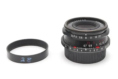 【N MINT+++】Voigtlander COLOR SKOPAR 28mm F/3.5 LTM L39 Leica L Screw Mount Lens • $549.99