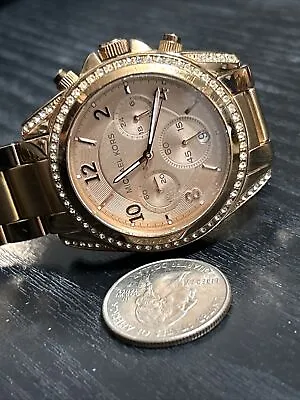 Women’s Michael Kors Blair Chronograph MK5263 Rose Gold  Watch • $26