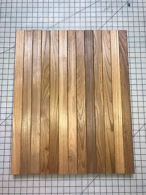 Teak Rounded Edges ( 24” X 1.5” X .75” ) Exotic Marine Grade • $23