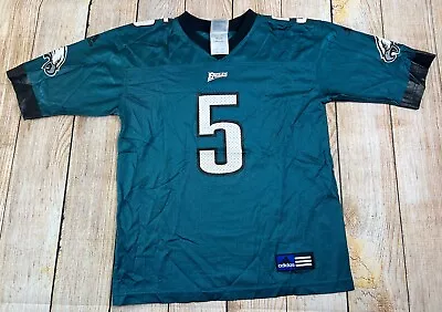 Vintage Adidas Donovan McNabb #5 Philadelphia Eagles NFL Jersey Youth Kids 10/12 • $12