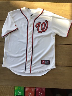 $32.99 • Buy Majestic Washington Nationals Anthony Rendon #6 Jersey Mens Large White