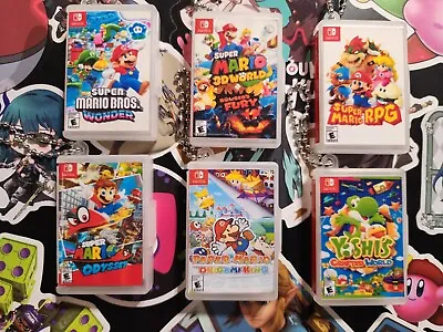 Mario Nintendo Switch Mini Case Keychain • $7.99