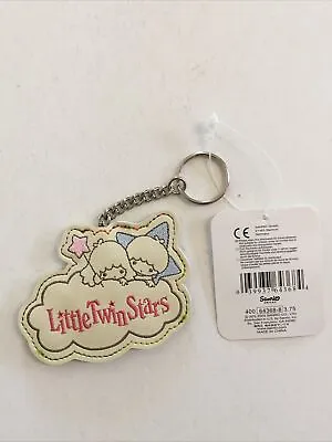$7.98 • Buy Sanrio Little Twin Stars Key Chain Embroidered Keychain Ring Vintage
