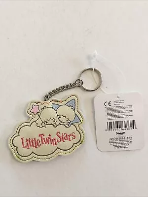 Sanrio Little Twin Stars Key Chain Embroidered Keychain Ring Vintage • $7.98