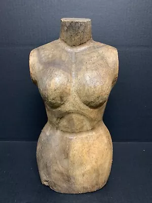 Vintage Female Mannequin Papermache Mold Female Body - Torso • $350