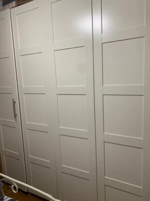 £20 • Buy White IKEA Panelled Wardrobe Doors.  
