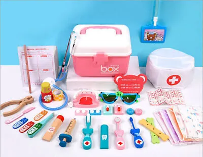 Kids Doctors Set Case For Kids Educational Toys For 3 Year Old Medical Play • £15.56