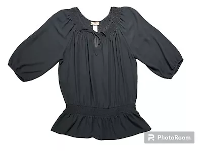 Miss Tina Blouse By Tina Knowles Beautiful Black Trendy Style • $16.20