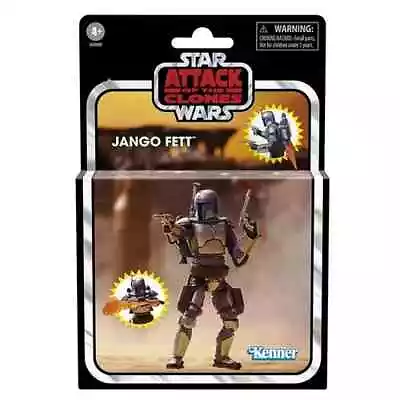 Star Wars The Vintage Collection Jango Fett 3 3/4-Inch Deluxe Action IN STOCK • $44