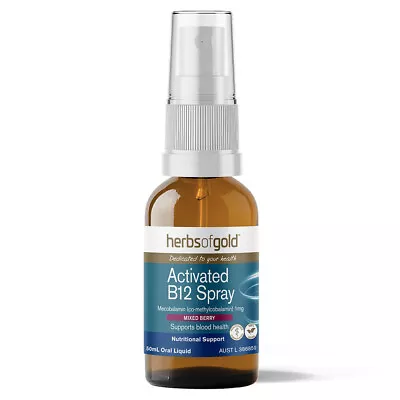Herbs Of Gold Activated B12 Spray 50ml • $28.18