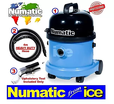 Numatic Car Boat Van Truck Caravan Valeting Wet Vacuum Seat Cleaning Machine • £379.99