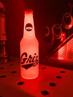 NCAA Montana Grizzlies Football 12oz Beer Bottle Light LED March Madness • $23.99