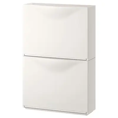 New White  IKEA Trones Shoe Storage Stackable Cabinet Drawer Cupboard52x39 Cm • £39.99