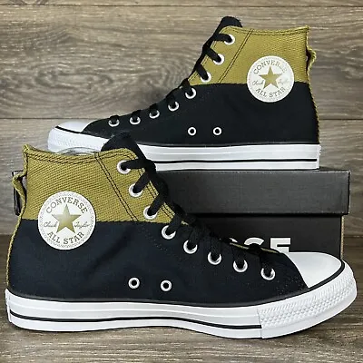 Converse Men's Chuck Taylor All Star Hi Black Turtle Canvas Sneakers Shoes New • $59.95
