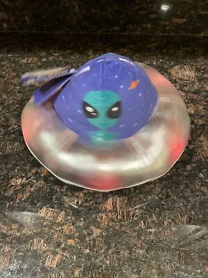 Over The Moon Plush UFO ALIEN Space Ship Saucer - Lights Sounds Rotates Color • $24.99