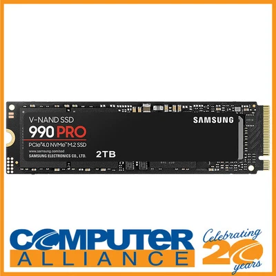 $389 • Buy 2TB Samsung 990 PRO PCIe 4.0 NVMe M.2 SSD MZ-V9P2T0BW