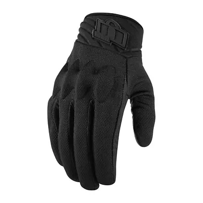 Icon Anthem 2 Textile Gloves For Motorcycle Street Riding - FREE RETURNS • $40