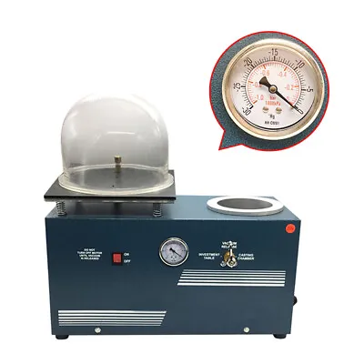$639 • Buy 2L Vacuum Investing Casting Investment Machine For Jewelry Lost Wax Cast 🔥
