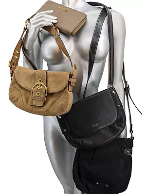 Lot 4 Vintage Designer Handbags Purses: Coach Michael Kors Perlina & Nine West • $65