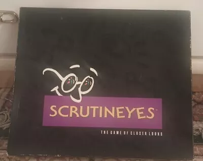 Scrutineyes Board Game Of Closer Looks Mattel 1992 Complete Hersch Vintage • $24.99