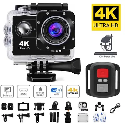 4K Action Camera Sport Video Underwater Waterproof Camera Wifi Remote For Go Pro • $26