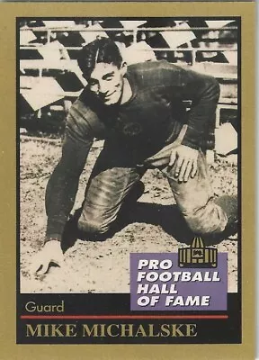 1991 Enor Pro Football HOF #98 Mike Michalske Green Bay Packers Penn State • $1.99