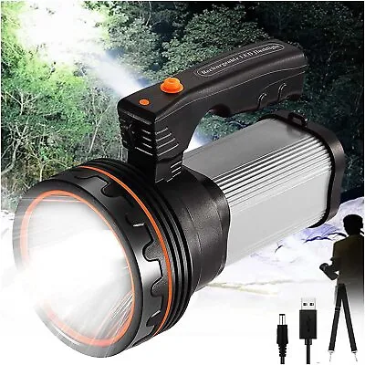 Rechargeable Spotlight Flashlight - Flashlights High Lumen 9000 IPX45 Waterproo • $21.99