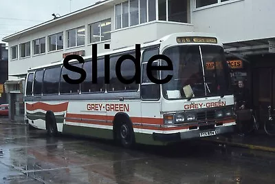 35mm Bus Slide Grey Green N16 Leyland Leopard Duple Fyx815w  Slide No 108 • £1.99