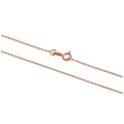 £41 • Buy 9ct Rose Gold Faceted Trace Chain Bracelet 7 - 8 Inches
