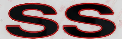 1996-2002 Camaro SS Red & Black Fender Emblem New Reproduction SLP 12369965R • $26.95