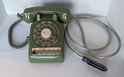 Vintage ITT Model 564 Rotary Dial Multi Line Office Desk Avocado Green Telephone • $34.50