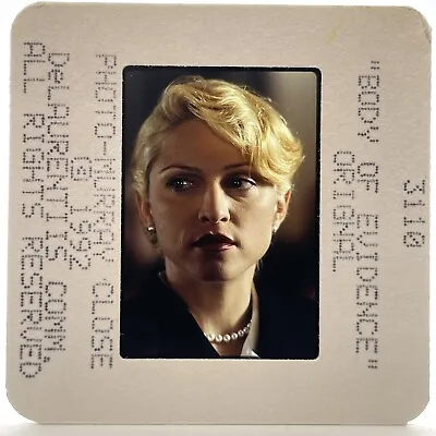 35mm Slide Of Madonna In Body Of Evidence Movie Vintage Publicity Promotion #7 • $24