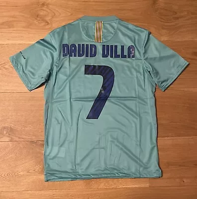 SALE RRP £49 - David Villa #7 - Barcelona 2010/11 Away Shirt • £39