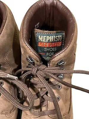 Mephisto Lifestyle Gore-Tex Brown Boots Size 7 1/2 Mens • $50