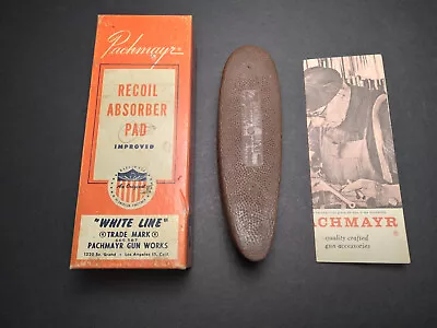 Vintage Pachmayr White Line Recoil Pad In Box With Instructions • $16.95