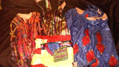 2 FANTASTIC ORIGINAL HAND MADE VINTAGE CIRCUS CLOWN COSTUMES Fm Amend COLLECTION • $175