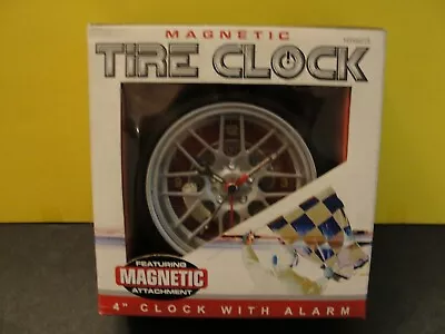 Magnetic Tire Clock 4  With Alarm • $20