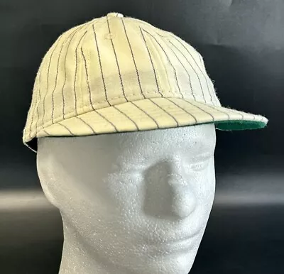 8 Panel Wool Fitted Cap SHORT SOFT VISOR - SIZE 7 1/4 (Shallow Crown) Ideal Cap • $34.95