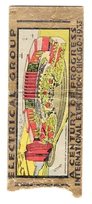 Matchbook: 1933 Chicago Exposition • $9.95