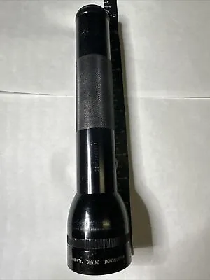 Maglite Cell Flashlight Black Mag Light 10” TESTED WORKING 4D Cell Incandescent • $15.99