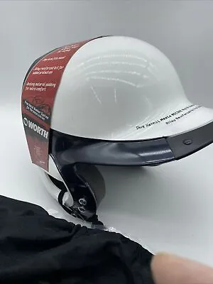 WORTH WLBH Batting Helmet 6 3/4 - 7 7/8 Soft Ball Helmet Black & White • $14.99